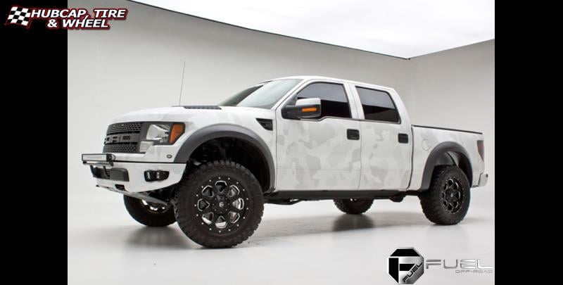 vehicle gallery/ford f 150 fuel boost d534 0X0  Matte Black & Milled wheels and rims